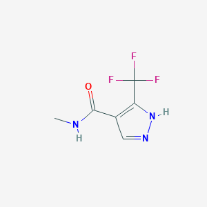 N-methyl-3-(trifluoromethyl)-1H-pyrazole-4-carboxamide