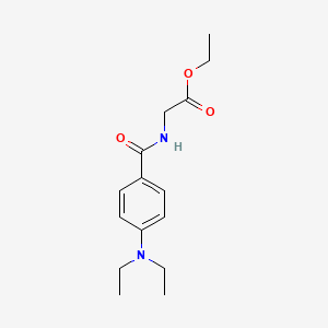 Ethyl 2-{[4-(diethylamino)benzoyl]amino}acetate