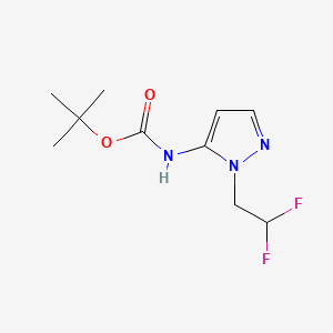 tert-butyl [1-(2,2-difluoroethyl)-1H-pyrazol-5-yl]carbamate