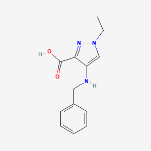 4-(Benzylamino)-1-ethyl-1H-pyrazole-3-carboxylic acid