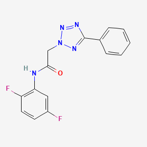 N-(2,5-difluorophenyl)-2-(5-phenyl-2H-tetrazol-2-yl)acetamide