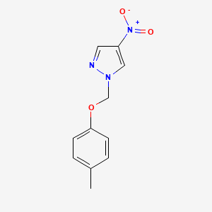 1-[(4-methylphenoxy)methyl]-4-nitro-1H-pyrazole