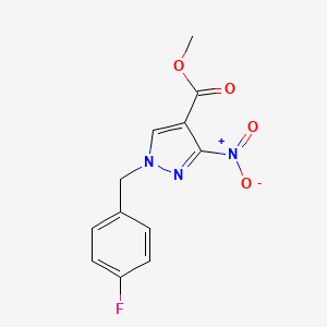 Methyl 1-(4-fluorobenzyl)-3-nitro-1H-pyrazole-4-carboxylate