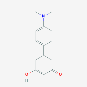 molecular formula C14H17NO2 B10908519 5-[4-(Dimethylamino)phenyl]-3-hydroxycyclohex-2-en-1-one 