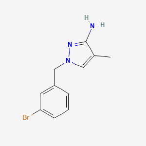 1-(3-Bromobenzyl)-4-methyl-1H-pyrazol-3-amine