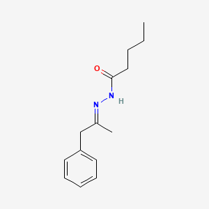 N'-[(2E)-1-phenylpropan-2-ylidene]pentanehydrazide