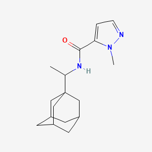 N~5~-[1-(1-Adamantyl)ethyl]-1-methyl-1H-pyrazole-5-carboxamide