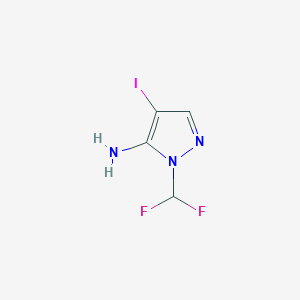 1-(difluoromethyl)-4-iodo-1H-pyrazol-5-amine