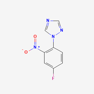 1-(4-fluoro-2-nitrophenyl)-1H-1,2,4-triazole