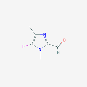 5-iodo-1,4-dimethyl-1H-imidazole-2-carbaldehyde