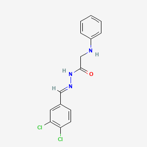 2-Anilino-N'-(3,4-dichlorobenzylidene)acetohydrazide