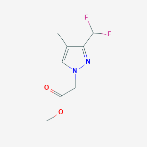 Methyl [3-(difluoromethyl)-4-methyl-1H-pyrazol-1-yl]acetate