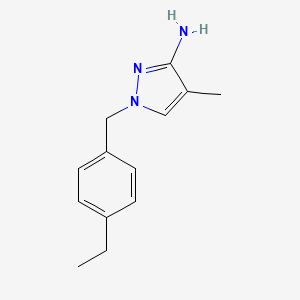 1-(4-Ethylbenzyl)-4-methyl-1H-pyrazol-3-amine