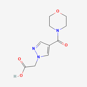 [4-(morpholin-4-ylcarbonyl)-1H-pyrazol-1-yl]acetic acid