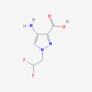 4-amino-1-(2,2-difluoroethyl)-1H-pyrazole-3-carboxylic acid