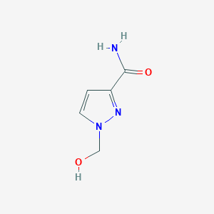 1-(Hydroxymethyl)-1H-pyrazole-3-carboxamide