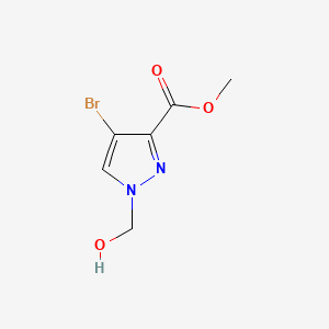 methyl 4-bromo-1-(hydroxymethyl)-1H-pyrazole-3-carboxylate