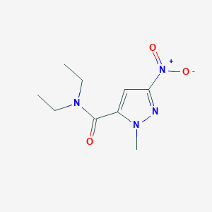 N,N-diethyl-1-methyl-3-nitro-1H-pyrazole-5-carboxamide