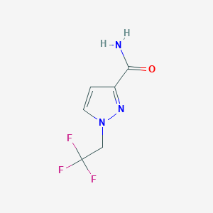 1-(2,2,2-Trifluoroethyl)-1H-pyrazole-3-carboxamide