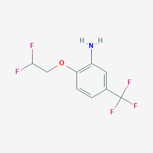 2-(2,2-Difluoroethoxy)-5-(trifluoromethyl)aniline