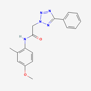 N-(4-methoxy-2-methylphenyl)-2-(5-phenyl-2H-tetrazol-2-yl)acetamide