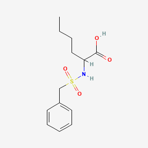 molecular formula C13H19NO4S B10909732 N-(benzylsulfonyl)norleucine 