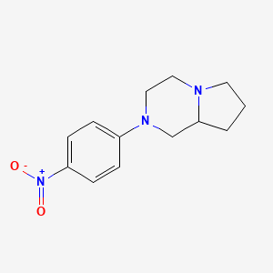 2-(4-Nitrophenyl)octahydropyrrolo[1,2-a]pyrazine