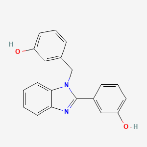 3-[1-(3-hydroxybenzyl)-1H-benzimidazol-2-yl]phenol