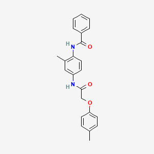 N-(2-methyl-4-{[(4-methylphenoxy)acetyl]amino}phenyl)benzamide