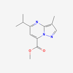 Methyl 5-isopropyl-3-methylpyrazolo[1,5-A]pyrimidine-7-carboxylate