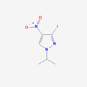 molecular formula C6H8IN3O2 B10909908 3-Iodo-1-isopropyl-4-nitro-1H-pyrazole 