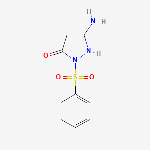 3-amino-1-(phenylsulfonyl)-1H-pyrazol-5-ol