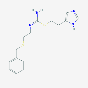 2-(1H-imidazol-5-yl)ethyl N'-(2-benzylsulfanylethyl)carbamimidothioate