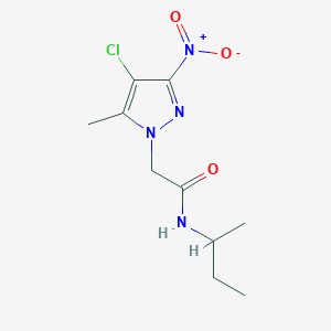 N-sec-Butyl-2-(4-chloro-5-methyl-3-nitro-pyrazol-1-yl)-acetamide