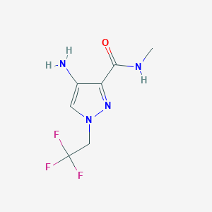 4-Amino-N-methyl-1-(2,2,2-trifluoroethyl)-1H-pyrazole-3-carboxamide