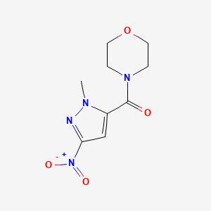 (1-methyl-3-nitro-1H-pyrazol-5-yl)(morpholin-4-yl)methanone