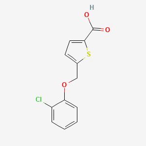 5-[(2-Chlorophenoxy)methyl]thiophene-2-carboxylic acid