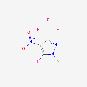 5-Iodo-1-methyl-4-nitro-3-(trifluoromethyl)-1H-pyrazole