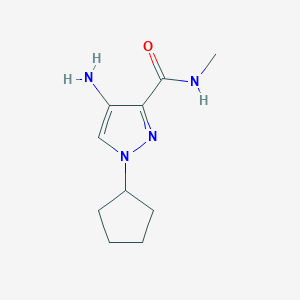 4-Amino-1-cyclopentyl-N-methyl-1H-pyrazole-3-carboxamide