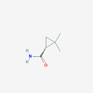 B109103 (R)-(-)-2,2-Dimethylcyclopropane-1-carboxamide CAS No. 106462-18-4