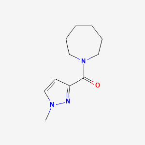 molecular formula C11H17N3O B10910340 azepan-1-yl(1-methyl-1H-pyrazol-3-yl)methanone 