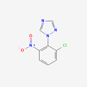 1-(2-chloro-6-nitrophenyl)-1H-1,2,4-triazole