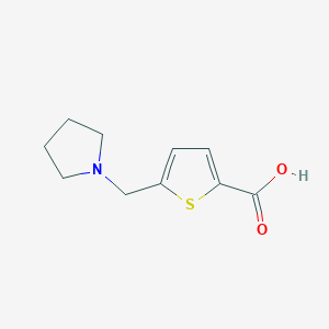 5-(Pyrrolidin-1-ylmethyl)thiophene-2-carboxylic acid