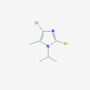 molecular formula C7H10Br2N2 B10910565 2,4-Dibromo-1-isopropyl-5-methyl-1H-imidazole 