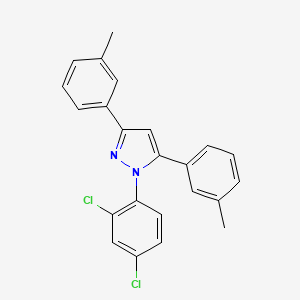 1-(2,4-dichlorophenyl)-3,5-bis(3-methylphenyl)-1H-pyrazole