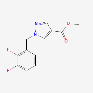 methyl 1-(2,3-difluorobenzyl)-1H-pyrazole-4-carboxylate