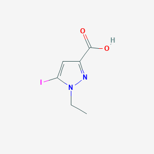 1-ethyl-5-iodo-1H-pyrazole-3-carboxylic acid