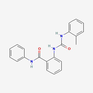 2-{[(2-methylphenyl)carbamoyl]amino}-N-phenylbenzamide