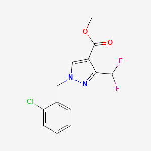 Methyl 1-(2-chlorobenzyl)-3-(difluoromethyl)-1H-pyrazole-4-carboxylate