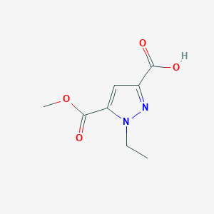 1-Ethyl-5-(methoxycarbonyl)-1H-pyrazole-3-carboxylic acid